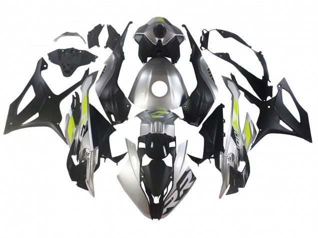 Comprare Carena Moto BMW S1000RR 2023-2024 - Argento Nero Opaco Verde Lime