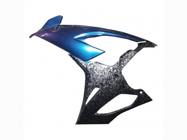 Comprare Carena Moto BMW S1000RR 2019-2022 - Pendenza Blu Viola Forgiato Fibra di Carbonio