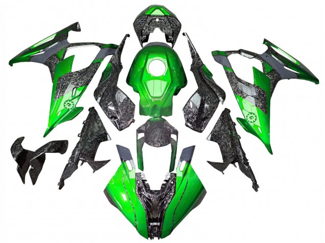 Comprare Carena Moto BMW S1000RR 2019-2022 - Verde Forgiato Fibra di Carbonio