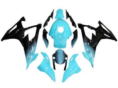 Comprare Carena Moto BMW S1000RR 2019-2022 - Azzurro Chiaro Nero