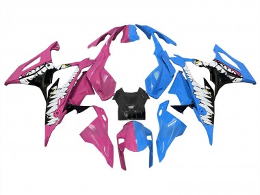 Comprare Carena Moto BMW S1000RR 2019-2022 - Rosa Profondo Blu Squalo