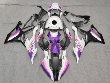 Comprare Carena Moto BMW S1000RR 2019-2022 - Rosa Viola Bianco