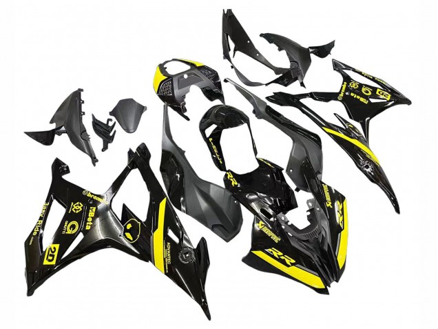 Comprare Carena Moto BMW S1000RR 2019-2022 - Nero Lucido Giallo