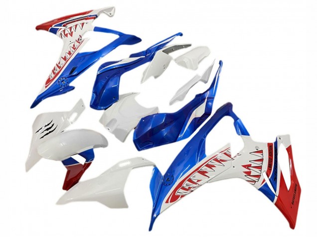Comprare Carena Moto BMW S1000RR 2019-2022 - Bianco Blu Rosso Squalo