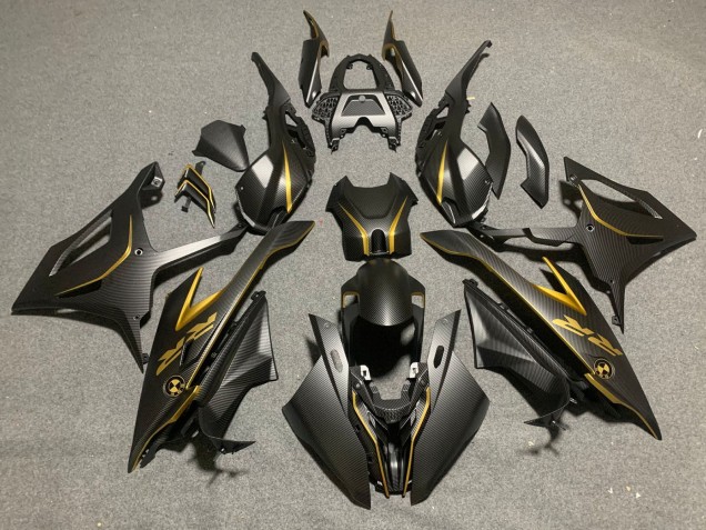 Comprare Carena Moto BMW S1000RR 2019-2022 - Nero Oro Fibra di Carbonio