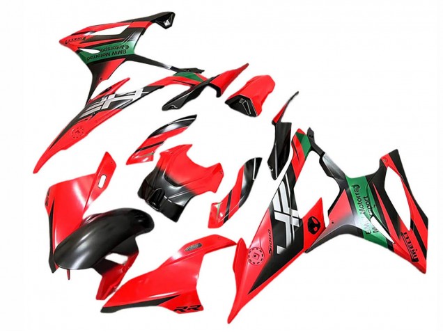 Comprare Carena Moto BMW S1000RR 2019-2022 - Rosso Nero Verde
