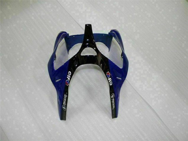 Comprare Carena Moto Kawasaki ZX6R 2000-2002 - Blu Nero Lucido Elf Bridgestone