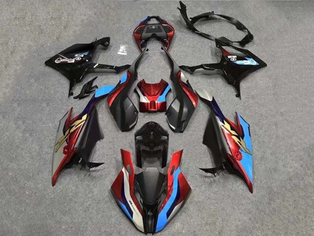 Comprare Kit Carena Moto BMW S1000RR 2019-2022 - Bianco Blu Rosso Nero