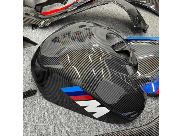 Comprare Carena Moto BMW S1000RR 2019-2022 - Nero Blu Rosso Fibra di Carbonio