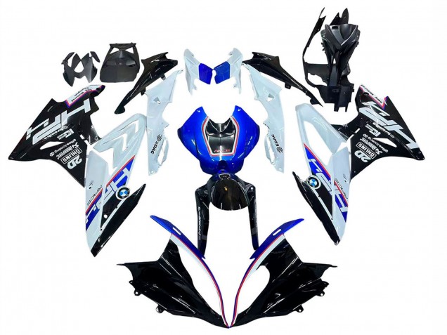 Comprare Carena Moto BMW S1000RR 2017-2018 - Bianco Blu Nero Lucido