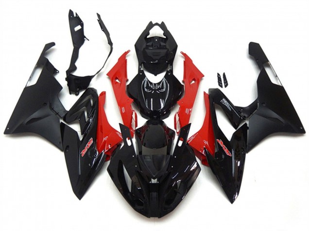 Comprare Carena Moto ABS BMW S1000RR 2017-2018 - Rosso Nero Lucido Nero Opaco