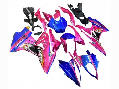 Comprare Carena Moto BMW S1000RR 2017-2018 - Rosa Blu Giallo Squalo