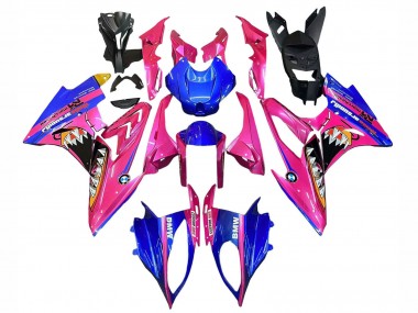 Comprare Carena Moto BMW S1000RR 2017-2018 - Rosa Blu Giallo Squalo