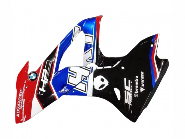 Comprare Kit Carena Moto Completo BMW S1000RR 2017-2018 - Bianco Blu Rosso Nero Lucido