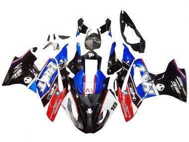 Comprare Kit Carena Moto Completo BMW S1000RR 2017-2018 - Bianco Blu Rosso Nero Lucido
