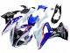Comprare Kit Carena Moto ABS BMW S1000RR 2017-2018 - Bianco Blu Rosso Nero Lucido