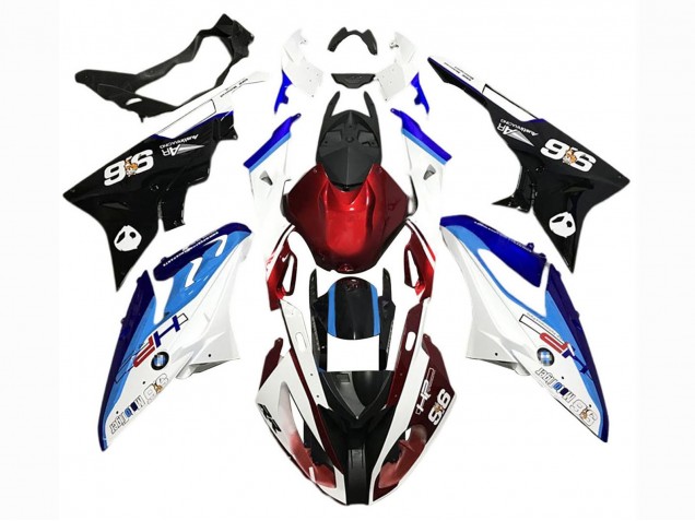 Comprare Carena Moto BMW S1000RR 2017-2018 - Bianco Blu Rosso Nero