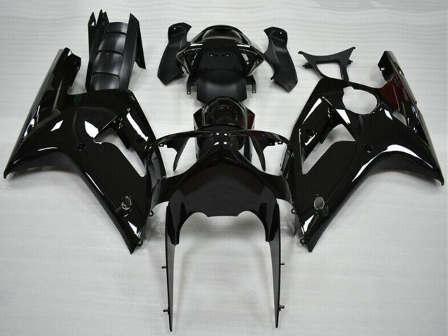 Comprare Carena Moto Kawasaki ZX6R 2003-2004 - Nero Lucido