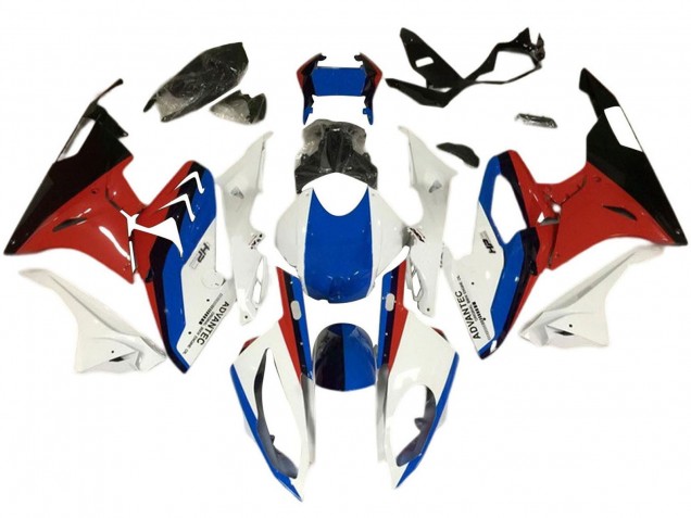 Comprare Carena Moto BMW S1000RR 2017-2018 - Bianco Blu Rosso Nero