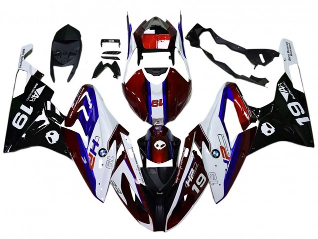 Comprare Carena Moto BMW S1000RR 2017-2018 - Bianco Rosso Blu Nero
