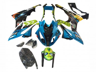 Comprare Carena Moto BMW S1000RR 2017-2018 - Blu Giallo Squalo