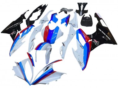 Comprare Kit Carena Moto BMW S1000RR 2015-2016 - Bianco Rosso Blu Nero Lucido