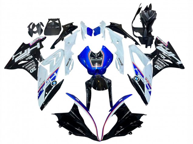 Comprare Kit Carena Moto BMW S1000RR 2015-2016 - Bianco Blu Nero Lucido