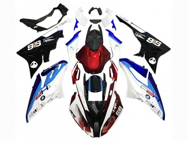 Comprare Kit Carena Moto BMW S1000RR 2015-2016 - Bianco Rosso Blu Nero