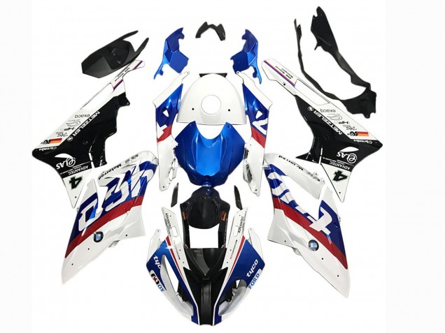 Comprare Carena Moto BMW S1000RR 2015-2016 - Bianco Rosso Blu Nero Tyco