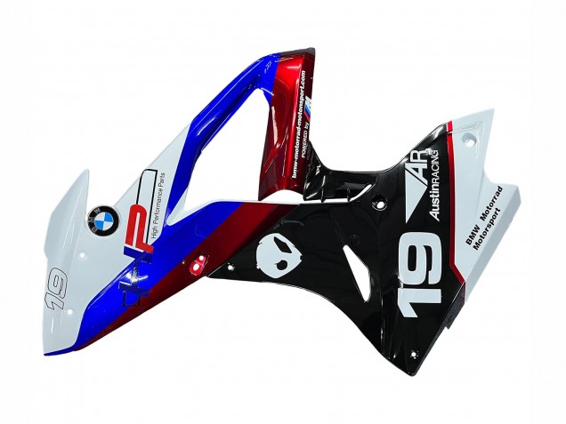 Comprare Kit Carena Moto ABS BMW S1000RR 2015-2016 - Bianco Rosso Blu Nero