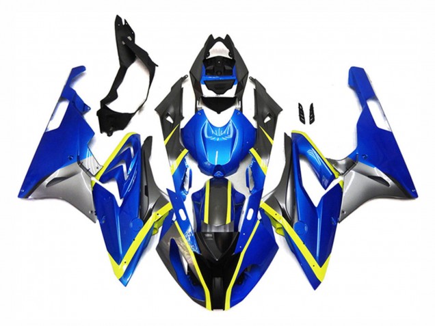 Comprare Carena Moto BMW S1000RR 2015-2016 - Argento Giallo Blu