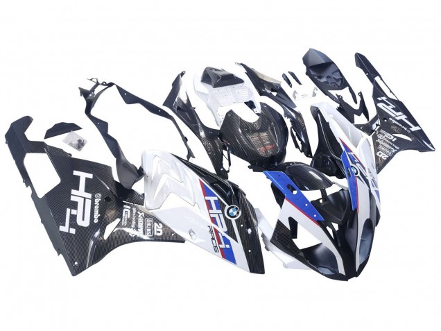 Comprare Carena Moto BMW S1000RR 2015-2016 - Bianco Blu Nero Fibra di Carbonio
