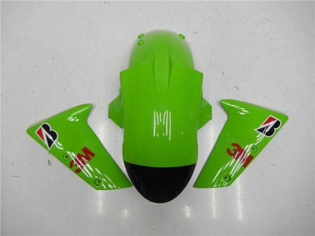 Comprare Carena Moto Kawasaki ZX6R 2005-2006 - Verde Nero Lucido Elf