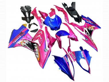 Comprare Carena Moto BMW S1000RR 2015-2016 - Rosa Blu Squalo