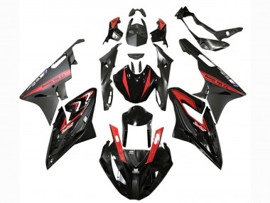 Comprare Carena Moto BMW S1000RR 2015-2016 - Rosso Nero Lucido Nero Opaco