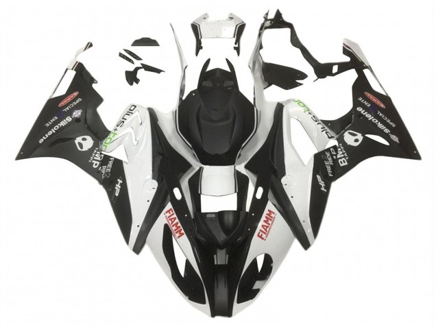 Comprare Carena Moto BMW S1000RR 2015-2016 - Bianco Nero Opaco HP Fiamm
