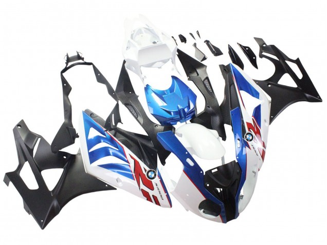 Comprare Carena Moto BMW S1000RR 2009-2014 - Bianco Blu Nero Opaco