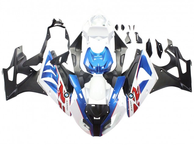 Comprare Carena Moto BMW S1000RR 2009-2014 - Bianco Blu Nero Opaco