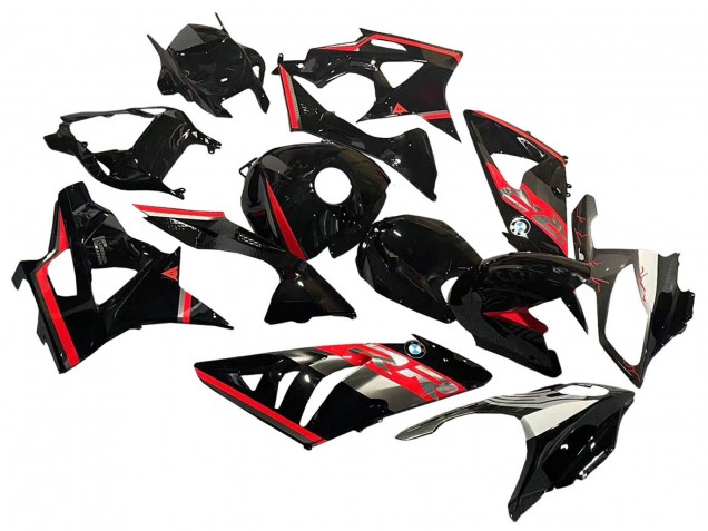 Comprare Carena Moto BMW S1000RR 2009-2014 - Rosso Nero Lucido