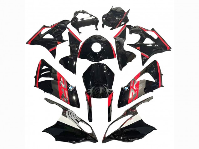 Comprare Carena Moto BMW S1000RR 2009-2014 - Rosso Nero Lucido