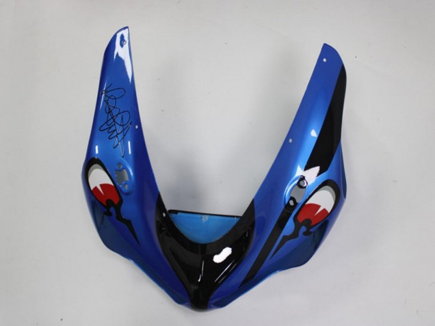 Comprare Carena Moto Kawasaki ZX6R 2005-2006 - Blu Giallo Nero Squalo