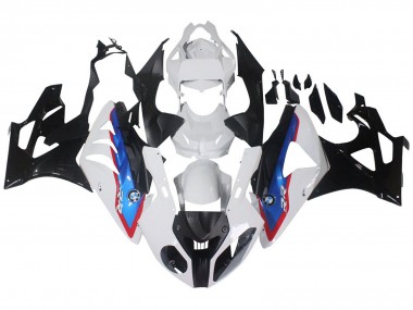 Comprare Carena Moto BMW S1000RR 2009-2014 - Bianco Rosso Blu Nero Lucido HP Becker Carbon