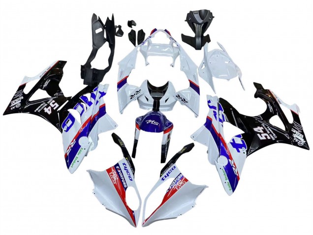 Comprare Carena Moto BMW S1000RR 2009-2014 - Bianco Rosso Blu Nero Tyco
