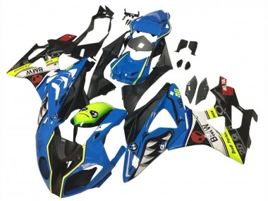 Comprare Carena Moto BMW S1000RR 2009-2014 - Blu Giallo Rosso Nero Squalo VR 46