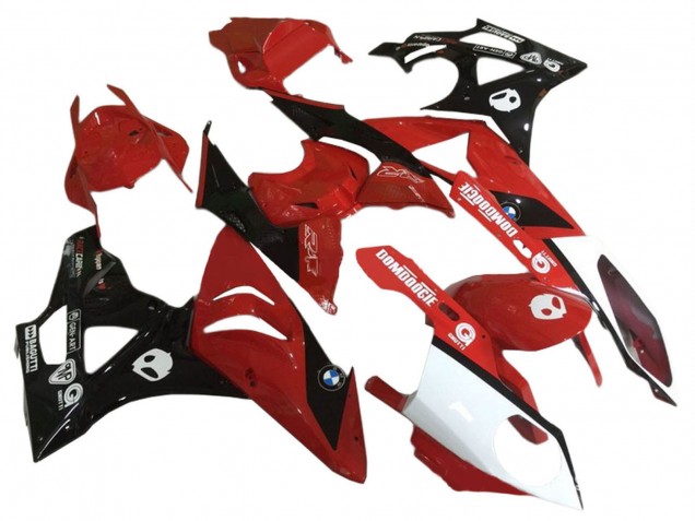 Comprare Carena Moto BMW S1000RR 2009-2014 - Rosso Bianco Nero Lucido