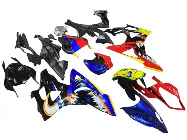 Comprare Carena Moto BMW S1000RR 2009-2014 - Rosso Blu Giallo Squalo