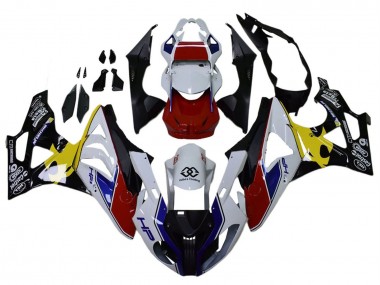Comprare Carena Moto BMW S1000RR 2009-2014 - Bianco Rosso Giallo Nero Castrol