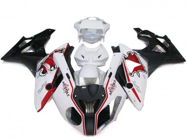 Comprare Kit Carena Moto ABS BMW S1000RR 2009-2014 - Bianco Rosso Nero Lucido