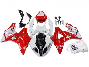 Comprare Carena Moto BMW S1000RR 2009-2014 - Bianco Rosso