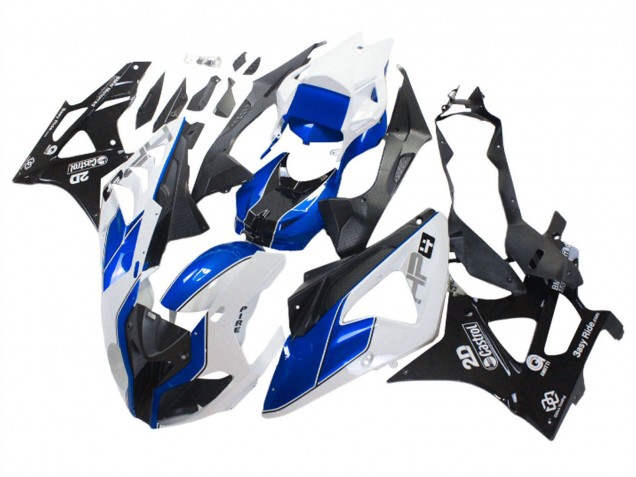 Comprare Carena Moto BMW S1000RR 2009-2014 - Bianco Blu Nero Lucido Castrol